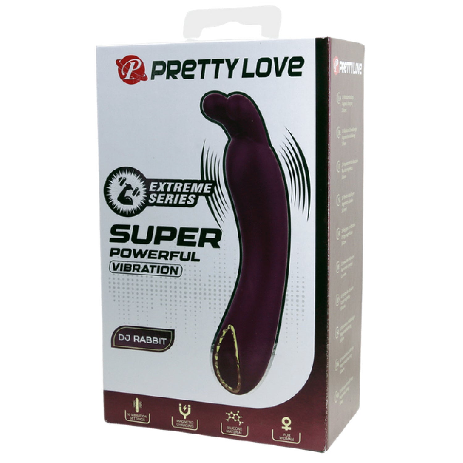 DJ Rabbit – Rechargeable Silicone 10-Function Super Powerful G-Spot Rabbit Vibrator > Vibrators > Ladies > Rabbit - Tophatter Daily Deals