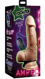 Fuzzy 7" Vibrating Dildo (Flesh) > Dildos > Realistic Dildos - Tophatter Daily Deals