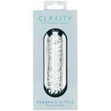 Seraphic Ripple – Handblown 6.2 Inch Textured Glass Dildo > Glass > Dildos - Tophatter Daily Deals