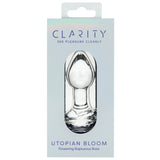 Clarity Utopian Bloom – 4.3 Inch Handcrafted Glass Butt Plug > Glass > Dildos - Tophatter Daily Deals