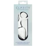 Clarity Utopian Delight – 3.5 Inch Handcrafted Borosilicate Glass Butt Plug > Glass > Dildos - Tophatter Daily Deals