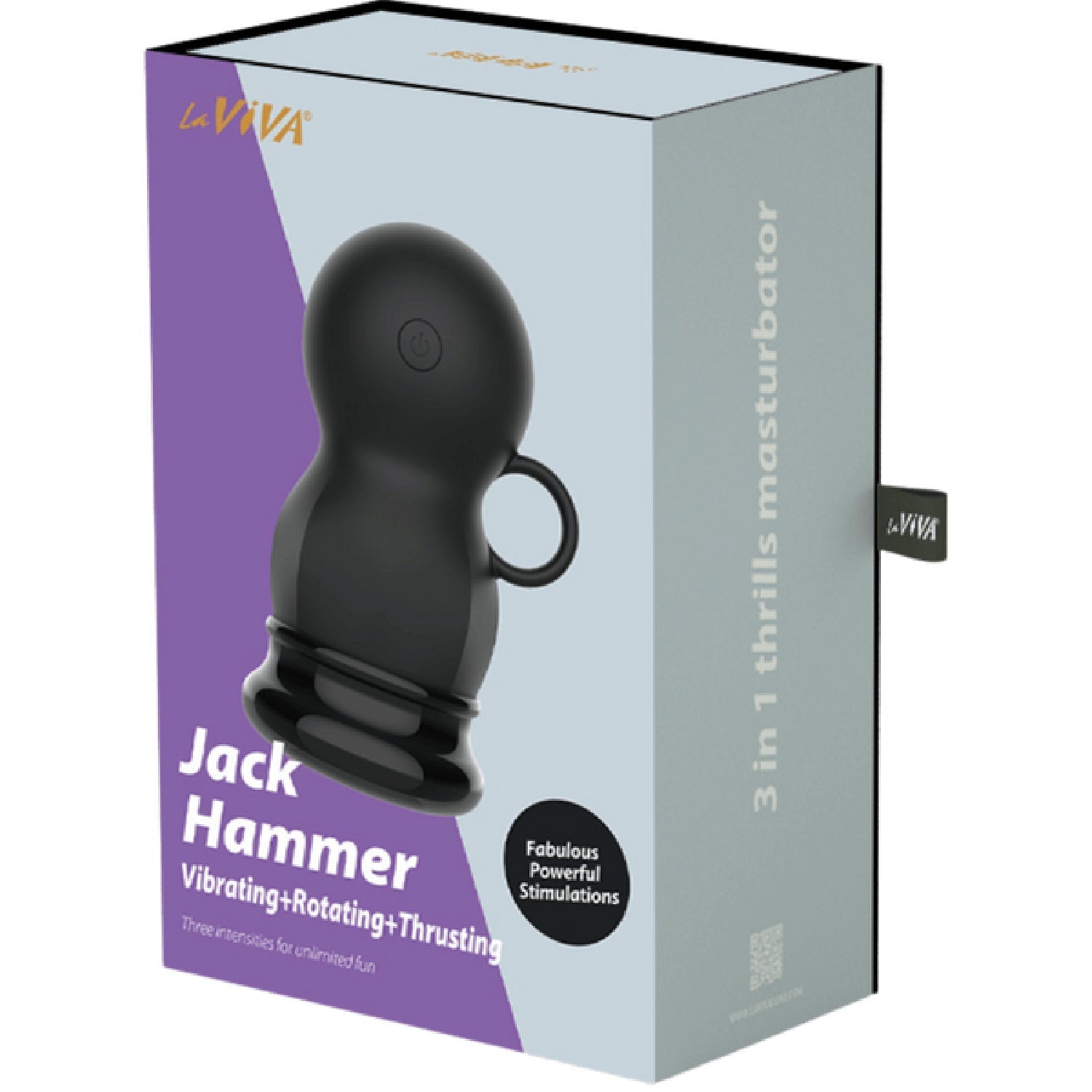 LaViva Jack Hammer – Multi-Function 8cm Vibrator with Rotating and Thrusting Motion > Vibrators > Unconventional - Tophatter Daily Deals