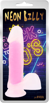 Neon Billy 7.6" (Glow Pink) > Vibrators > Standard Vibrators - Tophatter Daily Deals