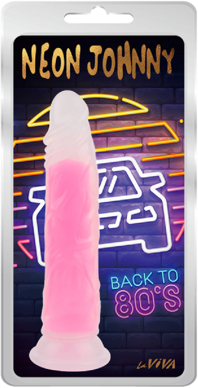 Neon Johnny 8.4" (Glow Pink) > Vibrators > Standard Vibrators - Tophatter Daily Deals