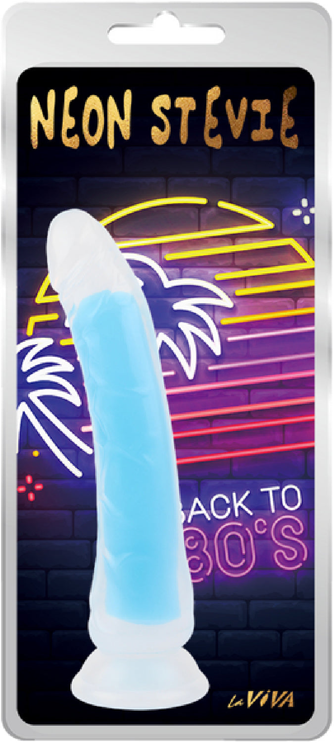 Neon Stevie 8.4 Inch – Glow-in-the-Dark Silicone Vibrator > Dildos > Realistic Dildos - Tophatter Daily Deals