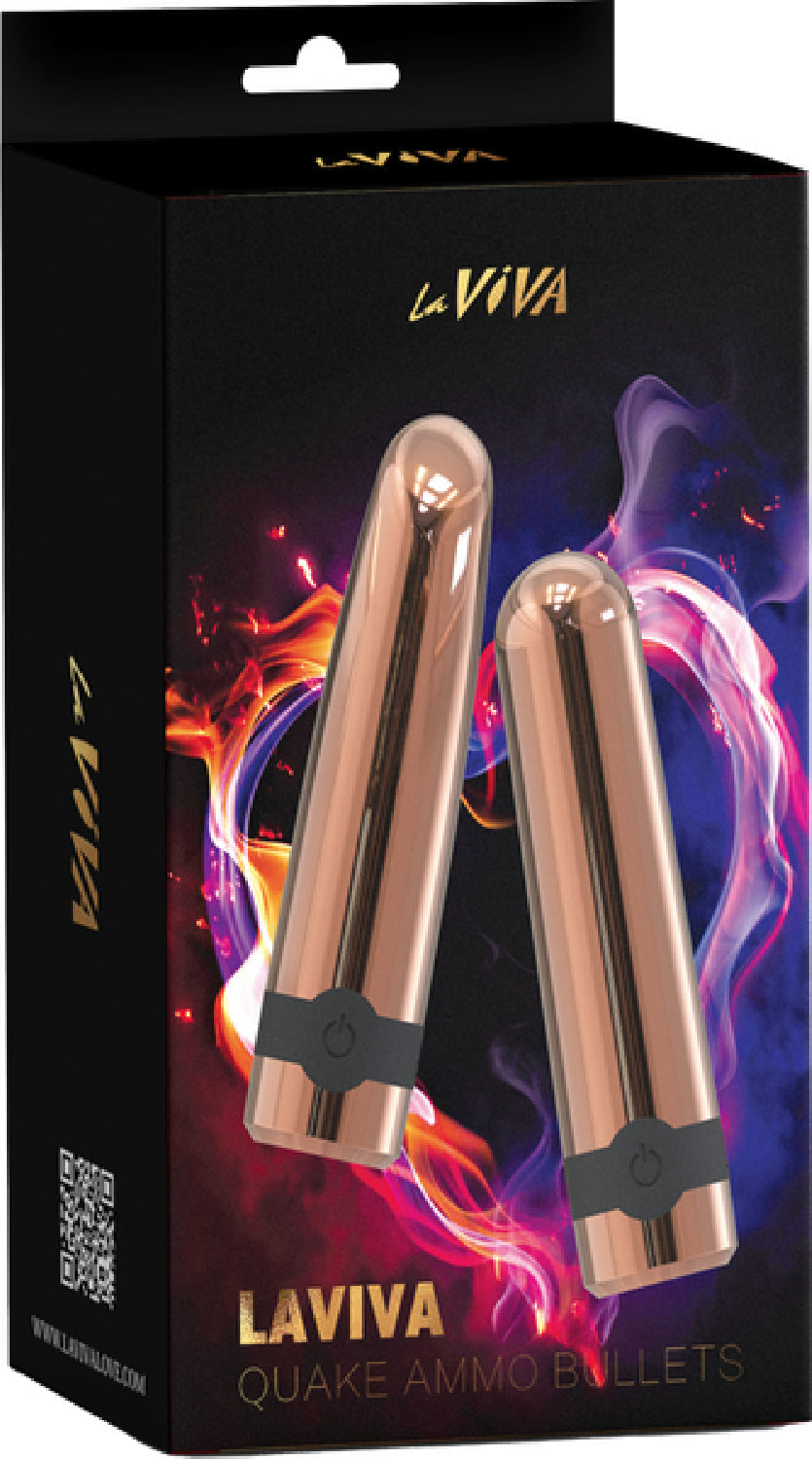 Laviva Quake Ammo Bullets – Luxury Silicone Vibration Bullets > Vibrators > Mini Vibrators - Tophatter Daily Deals