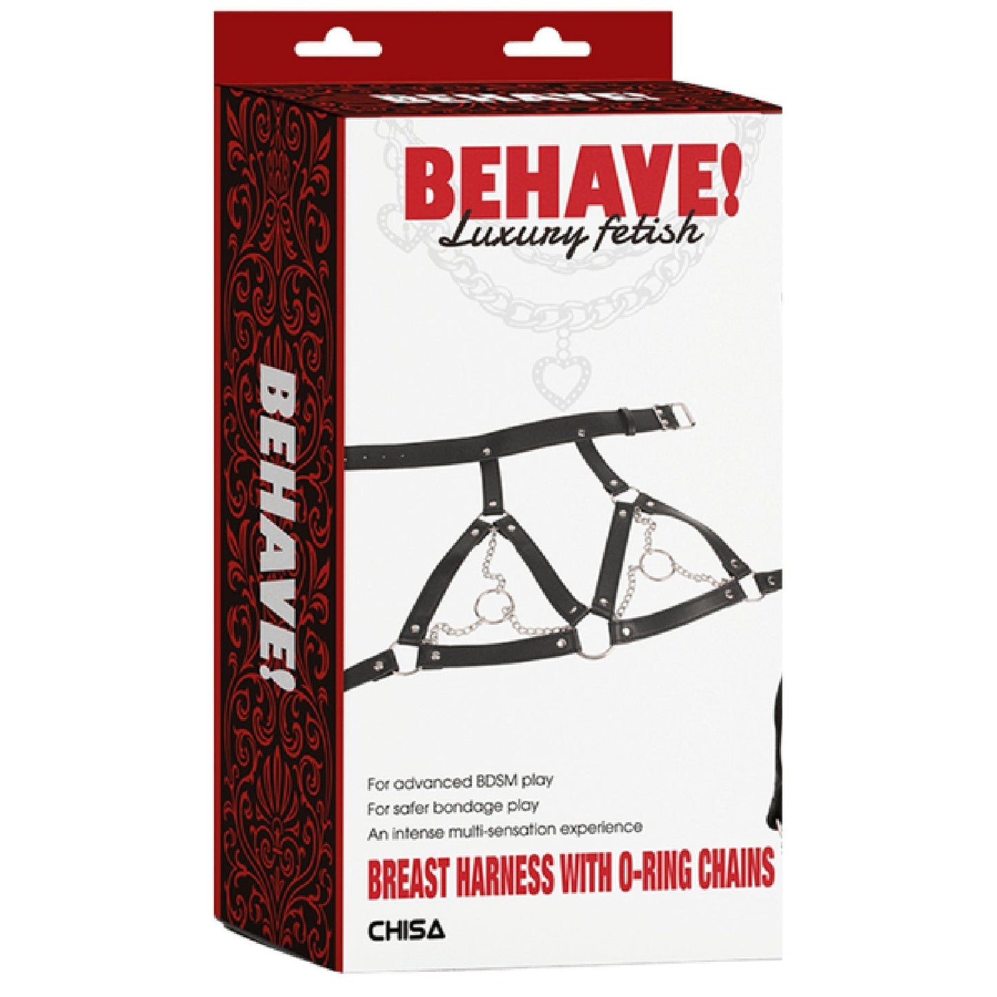 Breast Harness with O-Ring Chains – BDSM Bondage Harness > Clothes > Womens Harnesses - Tophatter Daily Deals