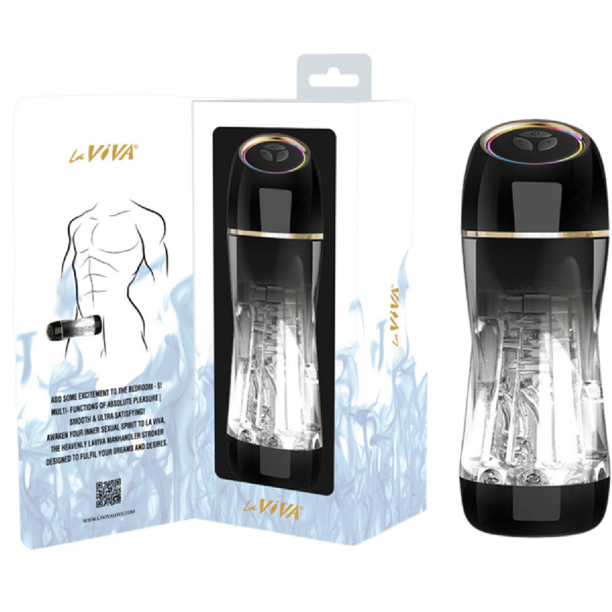 Manhandler Stroker – High-Tech Silicone Masturbation Sleeve with Rotation and Motion > Sex Toys For Men > Masturbators > Vibrating - Tophatter Daily Deals