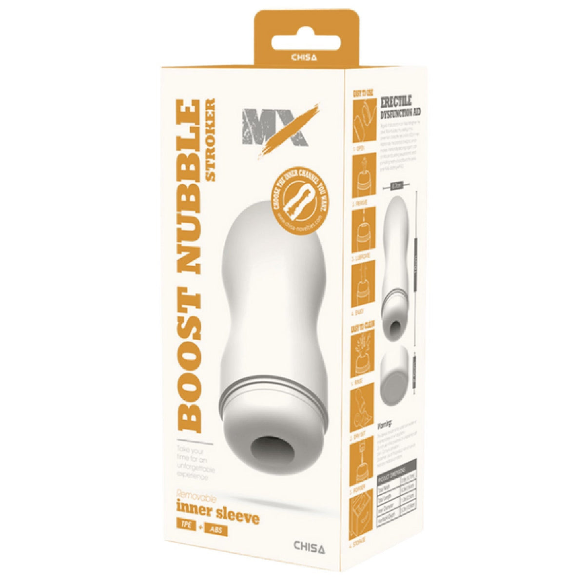 Boost Nubble Stroker – Super-Soft Phthalate-Free TPE+ABS Stroker 16cm > Sex Toys For Men > Masturbators Cup - Tophatter Daily Deals