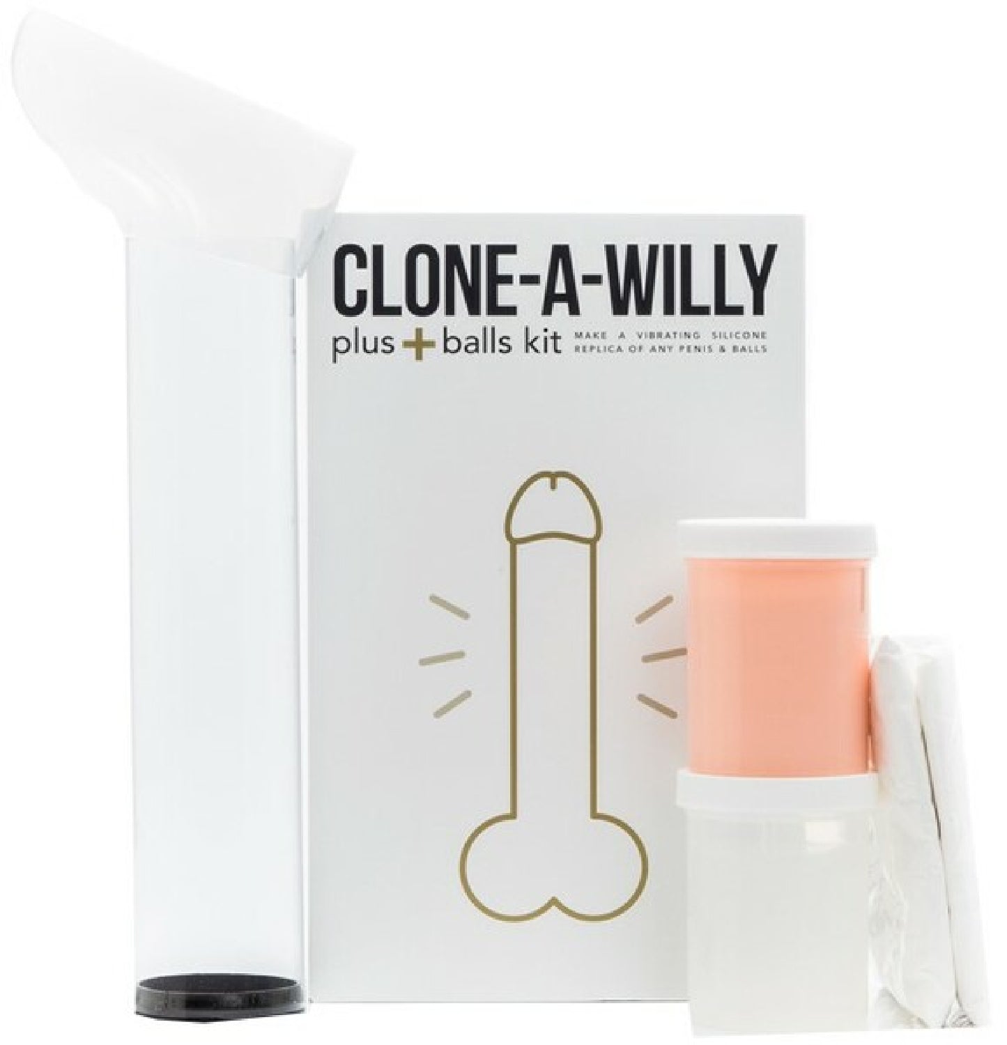 Clone-A-Willy Plus With Balls (Light Tone) > Dildos > Mould Your Own Kits - Tophatter Daily Deals