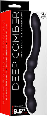 Deep Comber Ribbed – Double-Headed Ergonomic Silicone Dildo 9.5 Inch > Dildos > Neutral Dildos - Tophatter Daily Deals