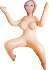 Lush Dolls Jessica S – Life-Size Inflatable Doll with Open Mouth and Perky Breasts > Sex Toys > Sex Dolls > Novelty Inflatables - Tophatter Daily Deals