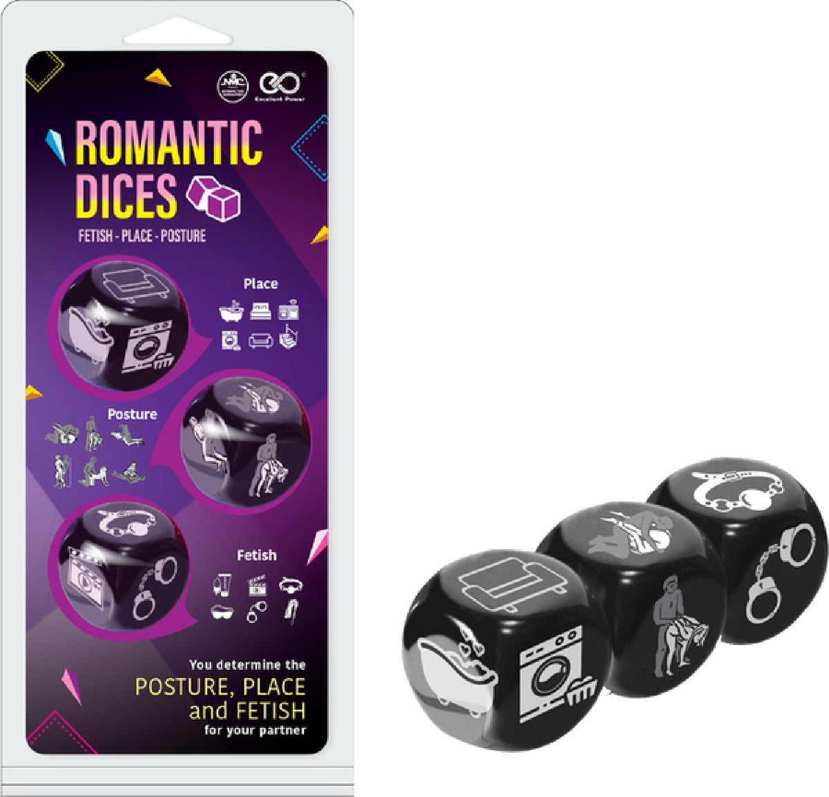 Romantic Dice – Intimate Game Accessories > Novelties > Games - Tophatter Daily Deals