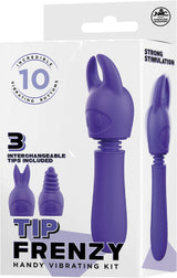 Tip Frenzy – Rechargeable Splash Proof Flexible Shaft Vibrator with 10 Rhythms > Vibrators > Mini Vibrators - Tophatter Daily Deals