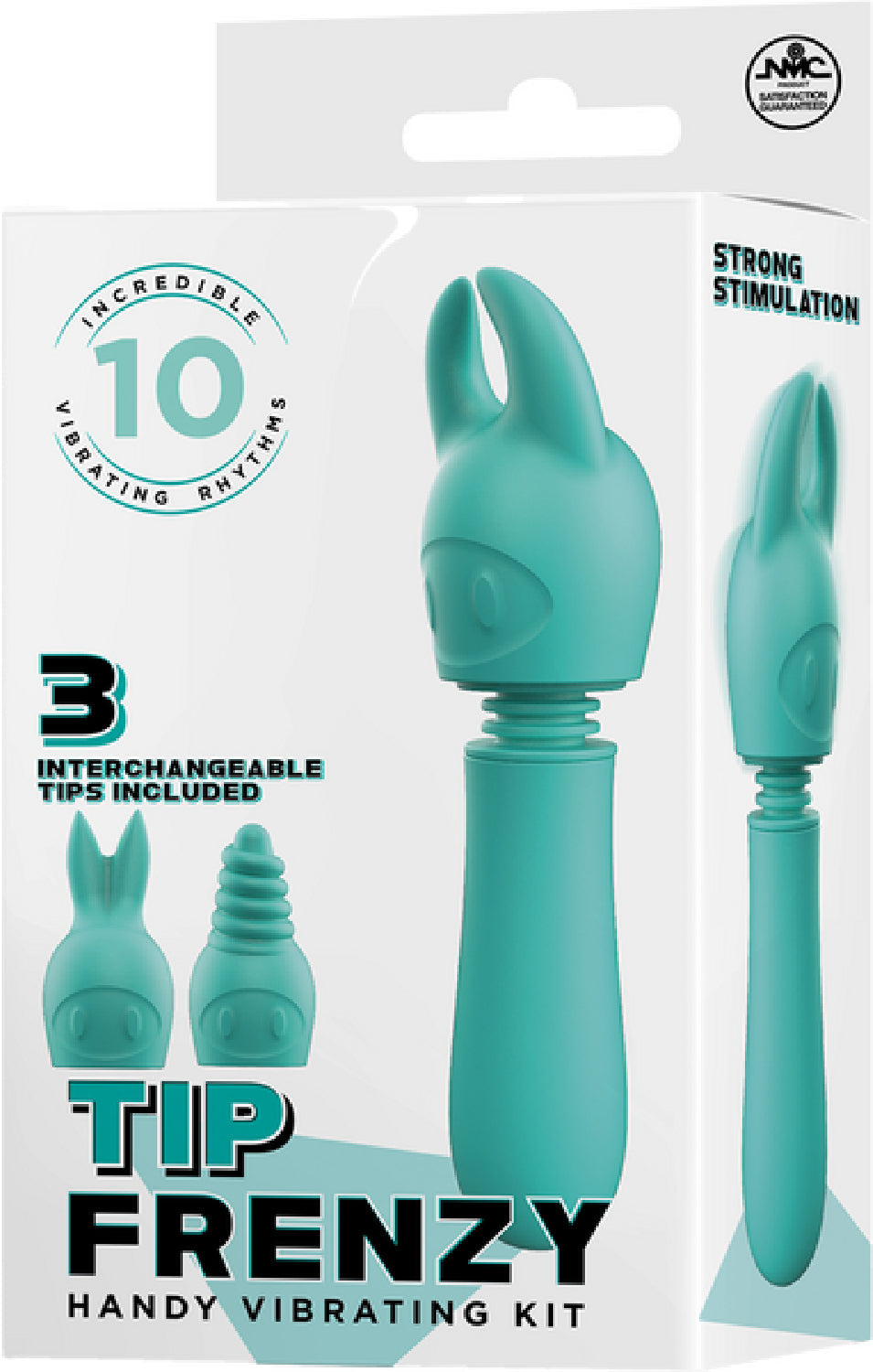 Tip Frenzy – Rechargeable Splash Proof Flexible Shaft Vibrator with 10 Rhythms > Vibrators > Mini Vibrators - Tophatter Daily Deals