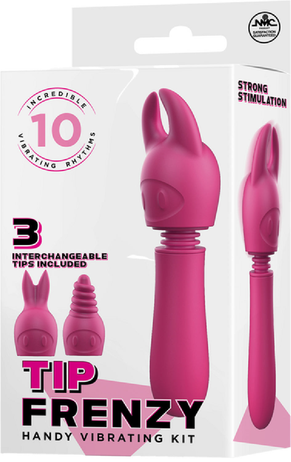 Tip Frenzy – Rechargeable Splash Proof Flexible Shaft Vibrator with 10 Rhythms > Vibrators > Mini Vibrators - Tophatter Daily Deals