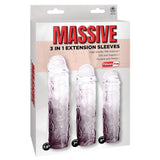 3 in 1 Extension Sleeve (Smoke) – High-Quality TPE Material Soft Flexible Sleeve with Multiple Sizes > Sex Toys For Men > Penis Sleeves - Tophatter Daily Deals