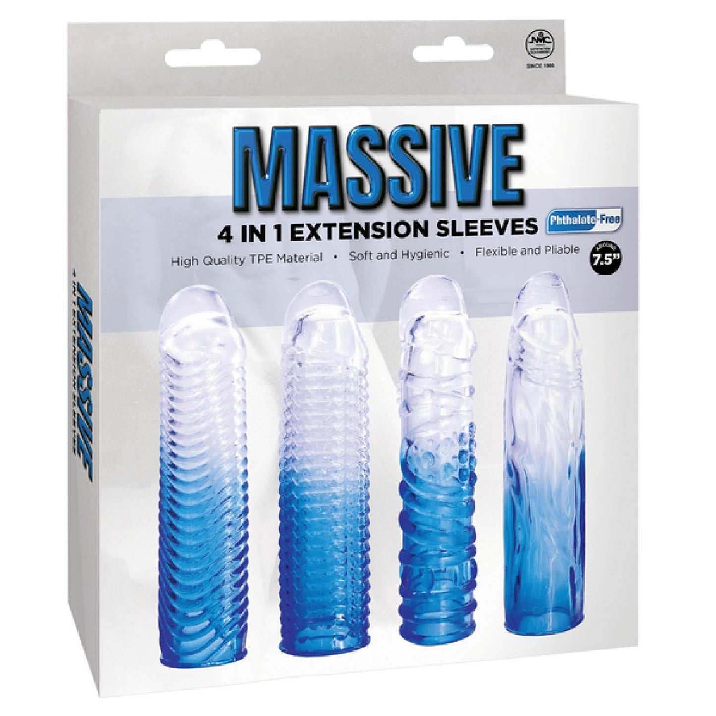 4 in 1 Extension Sleeve (Smoke) – Soft Flexible 7.5 Inch Sleeve > Sex Toys For Men > Penis Sleeves - Tophatter Daily Deals