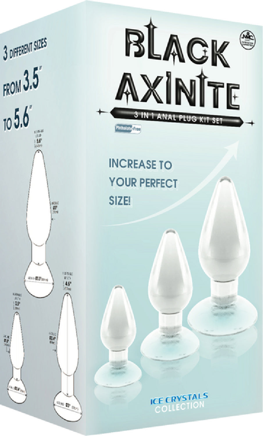 3 In 1 Anal Plug Kit – Flexible Hygienic Suction Cup Base Anal Plugs > Anal Range > Butt Plug Kits - Tophatter Daily Deals