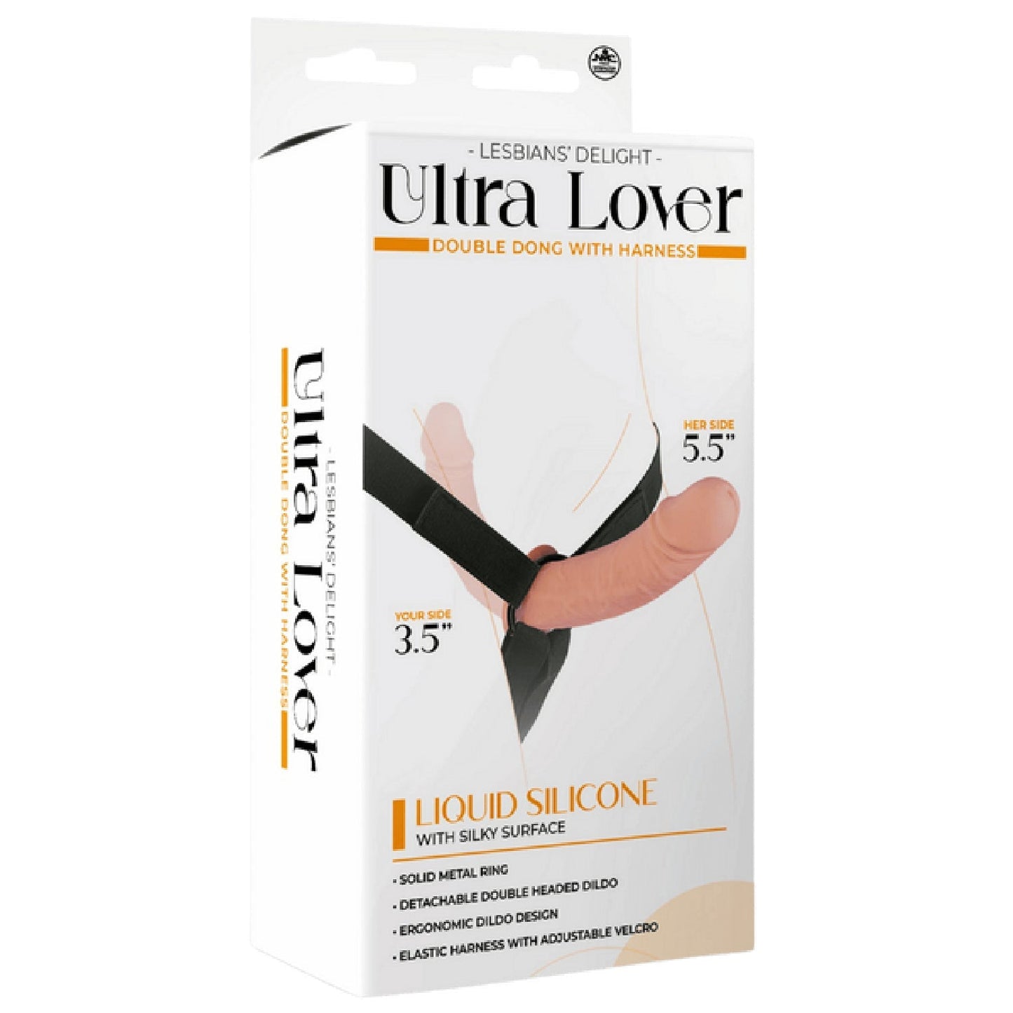 Ultra Lover Double Dong Penetrix with Harness – Ergonomic Silicone Dildo Set > Dildos > Strap On Dildos - Tophatter Daily Deals