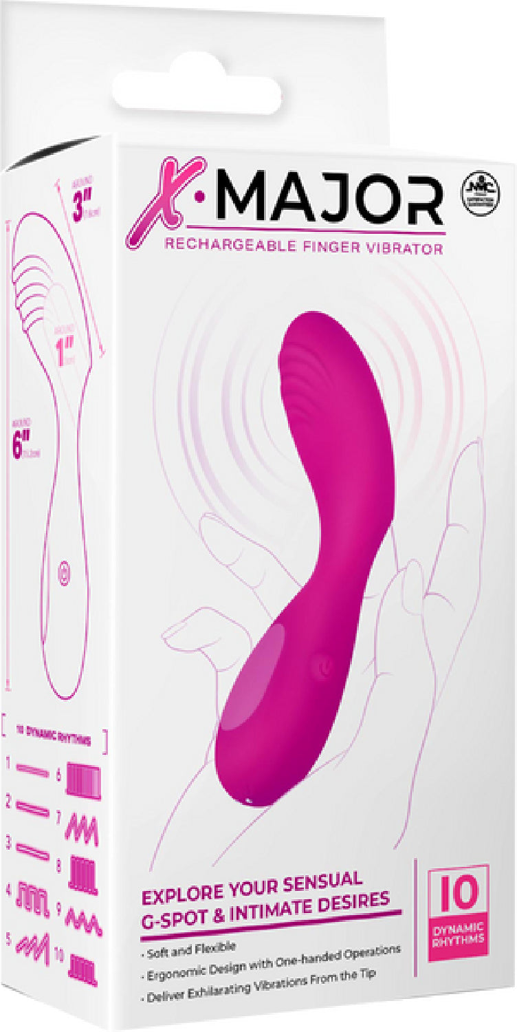 Rechargeable Finger Vibrator – Soft Flexible One-Handed Operation Vibrator > Vibrators > Finger Vibrators - Tophatter Daily Deals