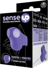 Rechargeable Finger Stimulator (Purple) – 11 Rhythm Thumping and Vibrating Finger Vibrator > Vibrators > Finger Vibrators - Tophatter Daily Deals