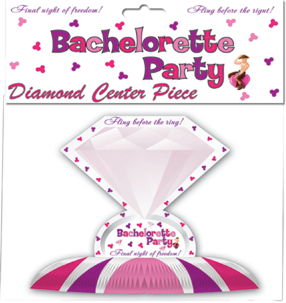 Diamond Centerpiece – Decorative Hen Party Table Accent > Novelties > Bachelor & Bachelorette Items - Tophatter Daily Deals