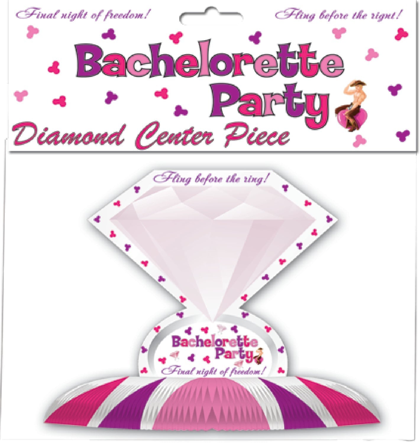Diamond Centerpiece – Decorative Hen Party Table Accent > Novelties > Bachelor & Bachelorette Items - Tophatter Daily Deals