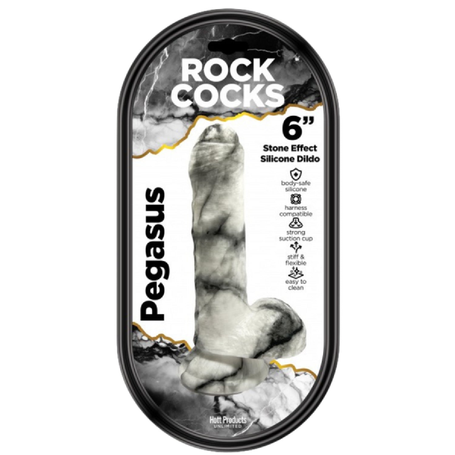 Rock Cocks Pegasus – 6 Inch Textured Dildo > Dildos > Fantasy - Tophatter Daily Deals