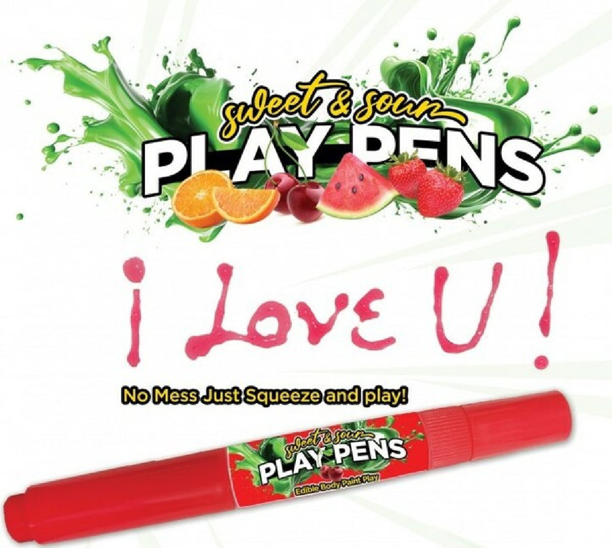 Sweet and Sour Play Pens – Edible Fruit Flavored Body Pens > Novelties > Candy & Edible Items - Tophatter Daily Deals