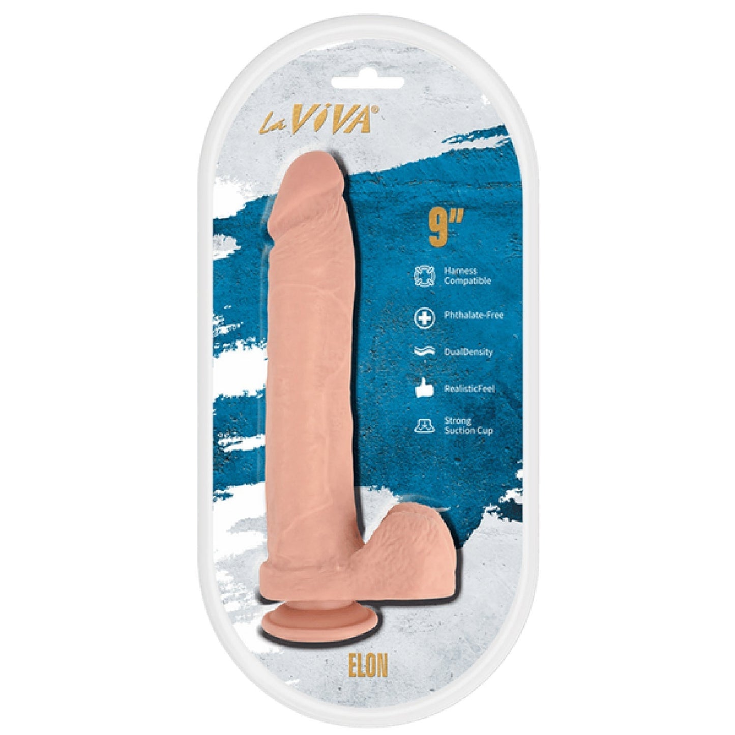 Elon 9 Inch Dildo – Realistic Pleasure Toy > Dildos > Realistic Dildos - Tophatter Daily Deals