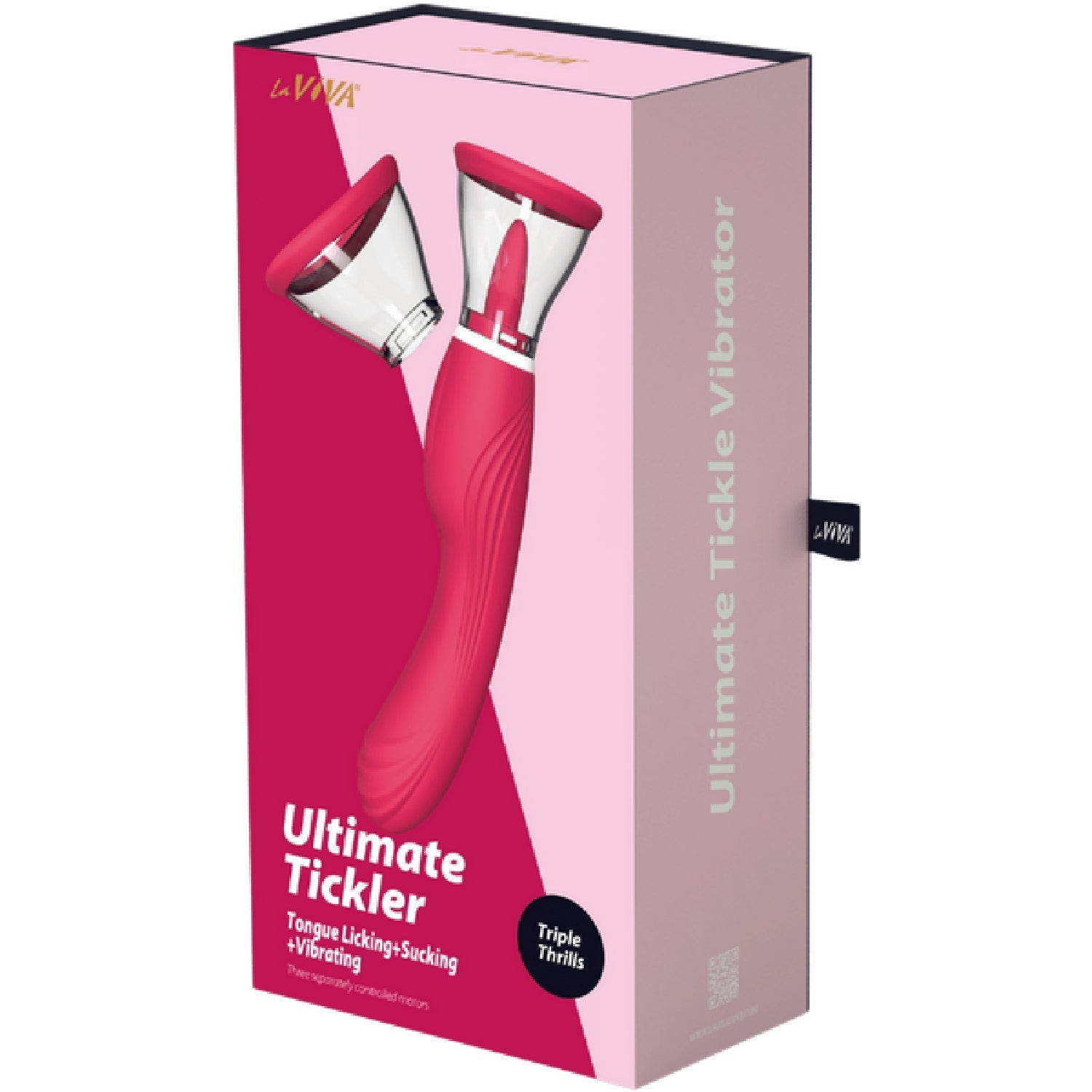 LaViva Ultimate Tickler – Multi-Function 10 Inch Tongue Licking Vibrator > Sex Toys For Ladies > Clitoral Vibrators and Stimulators - Tophatter Daily Deals