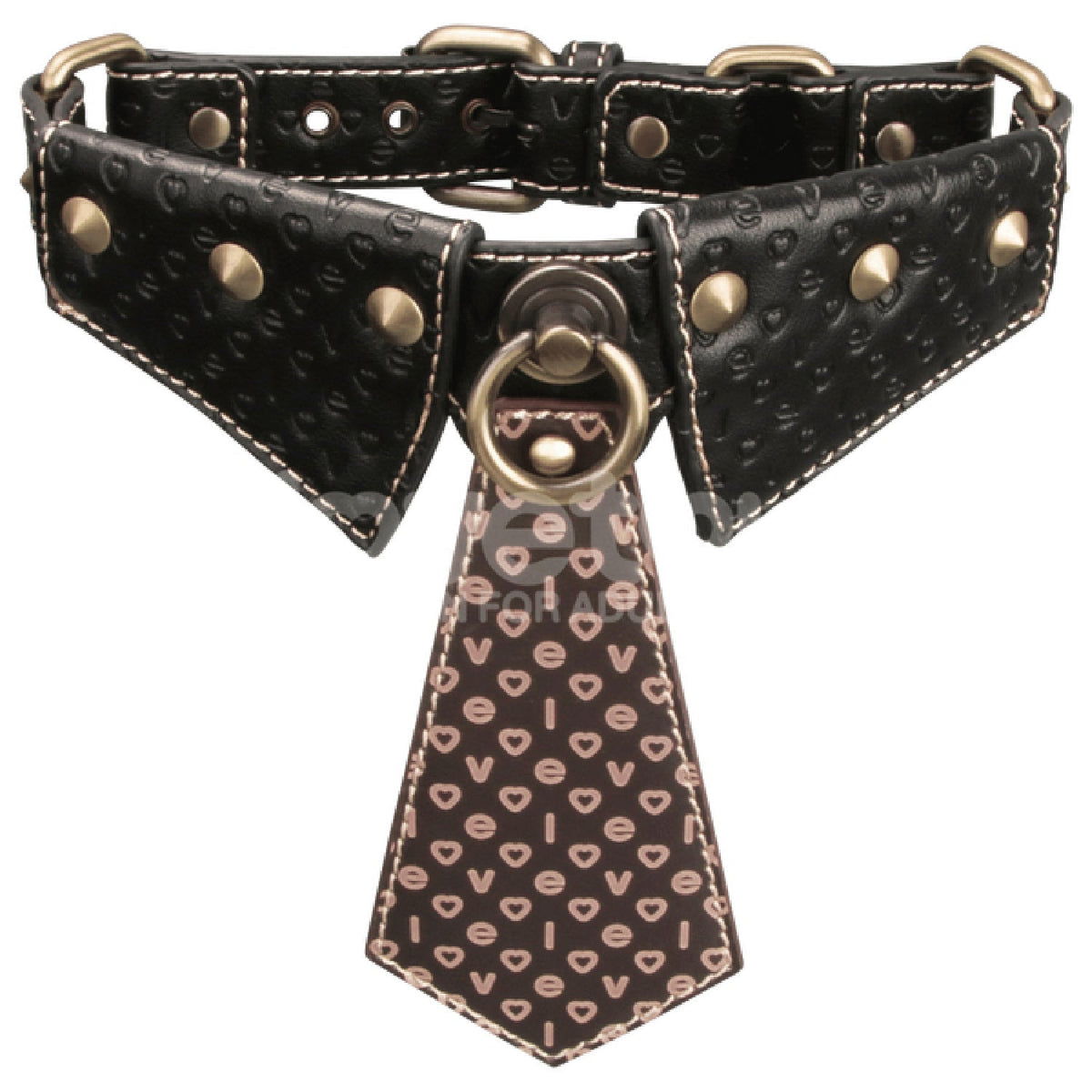 Rebellion Reign Collar with Leash – Luxury PU Leather Bondage Accessory > Bondage Gear > Collars & Leashes - Tophatter Daily Deals