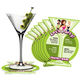 Truth or Dare Party Coasters – Party Game Accessories > Novelties > Party Supplies - Tophatter Daily Deals