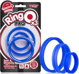 RingO Pro X3 – Durable True Silicone Cock Ring Set with Three Sizes > Cock Ring > Sets - Tophatter Daily Deals