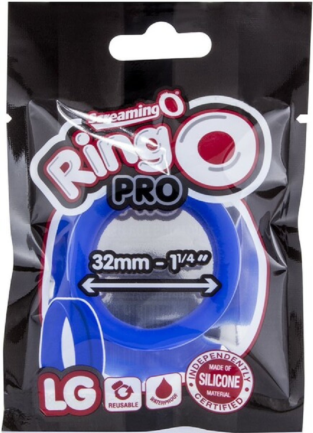 RingO Pro LG – Super-Stretchy 1.25 Inch Penis Ring Made of Body-Safe Silicone > Cock Ring > Single - Tophatter Daily Deals