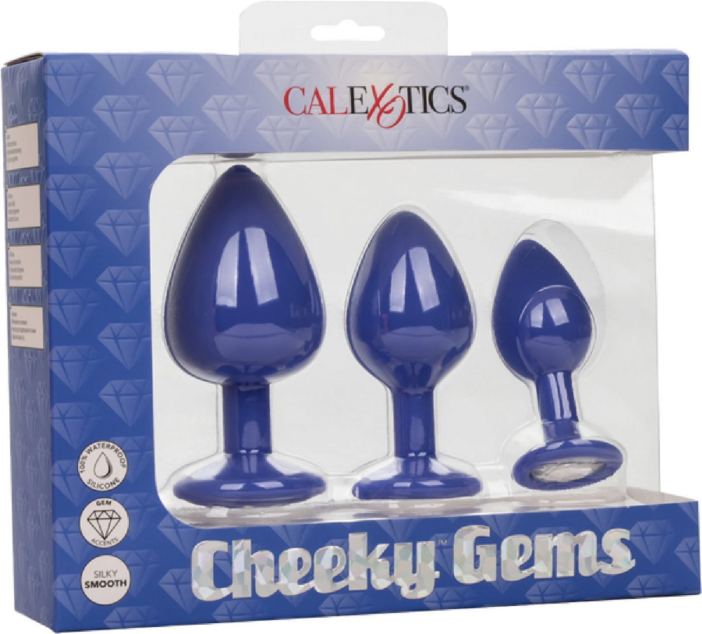 Cheeky Gems – Anal Training Kit with Three Graduated Anal Plugs > Anal Range > Butt Plug Kits - Tophatter Daily Deals