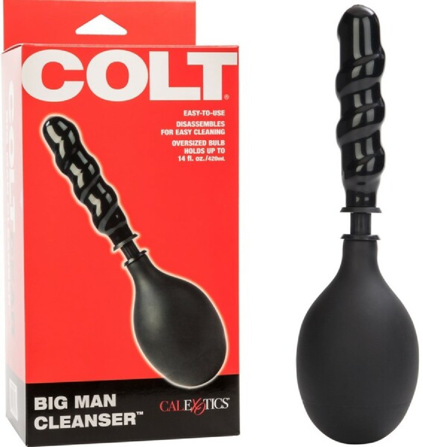 Colt Big Man Cleanser – Phthalate-Free Man-Sized Cleaner with Spiraled Probe > Essentials > Douches - Tophatter Daily Deals