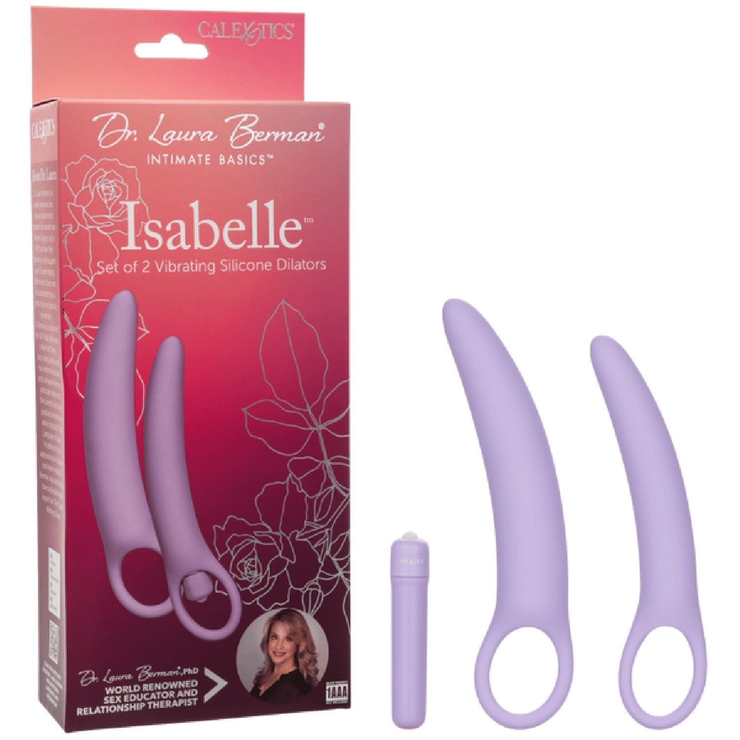 Isabelle Set of 2 Vibrating Silicone Dilators – Ergonomic Vaginal Dilators > Sex Toys > Dilators - Tophatter Daily Deals