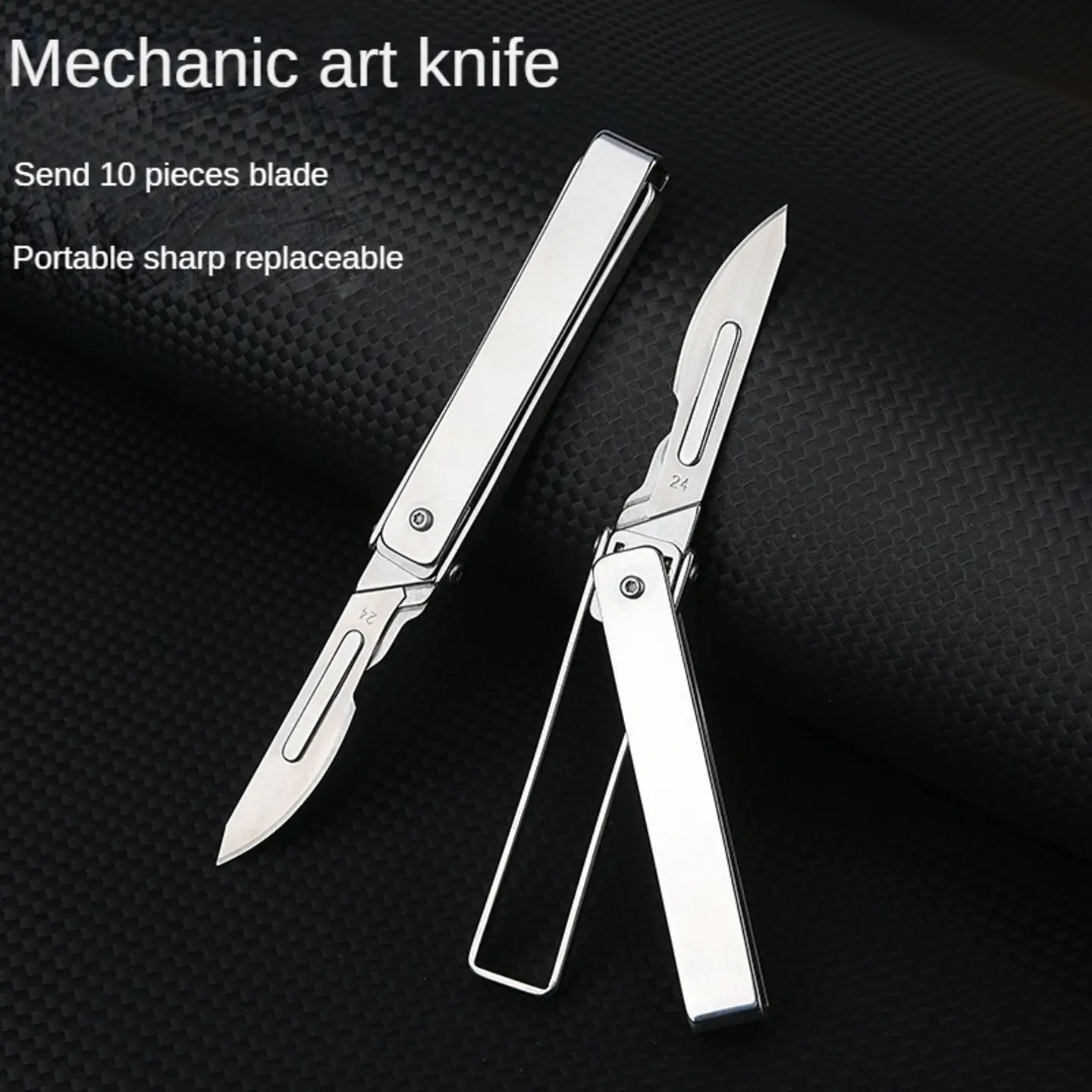 Sharp folding utility knife with removable and replaceable blade - Tophatter Daily Deals