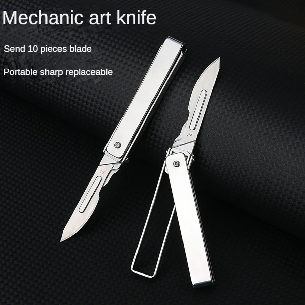 Sharp folding utility knife with removable and replaceable blade - Tophatter Daily Deals