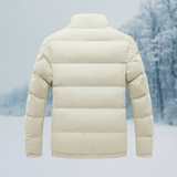 Warm Cozy Men's Jacket - Puffer, Sherpa Lined, Commuting - Tophatter Daily Deals