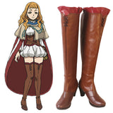 Black Clover Mimosa Vermilion Brown Shoes Cosplay Boots Shoes/Boots - Tophatter Daily Deals