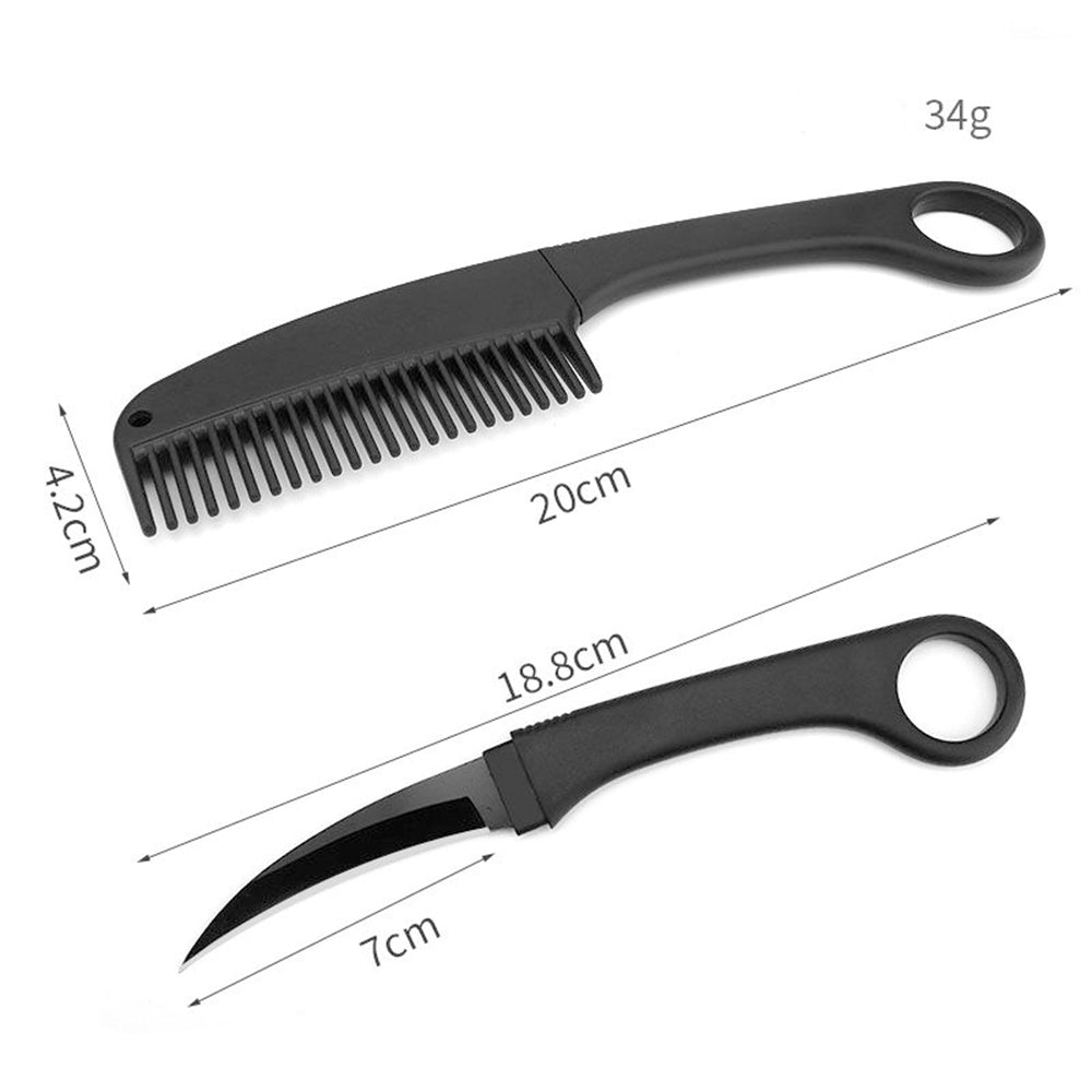 Concealed Comb Knife - Women's Self-Defense Tool - Tophatter Daily Deals