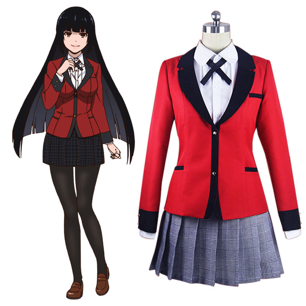 Kakegurui Compulsive Gambler Yumeko Jabami Cosplay Costume - New Edition Costume - Tophatter Daily Deals