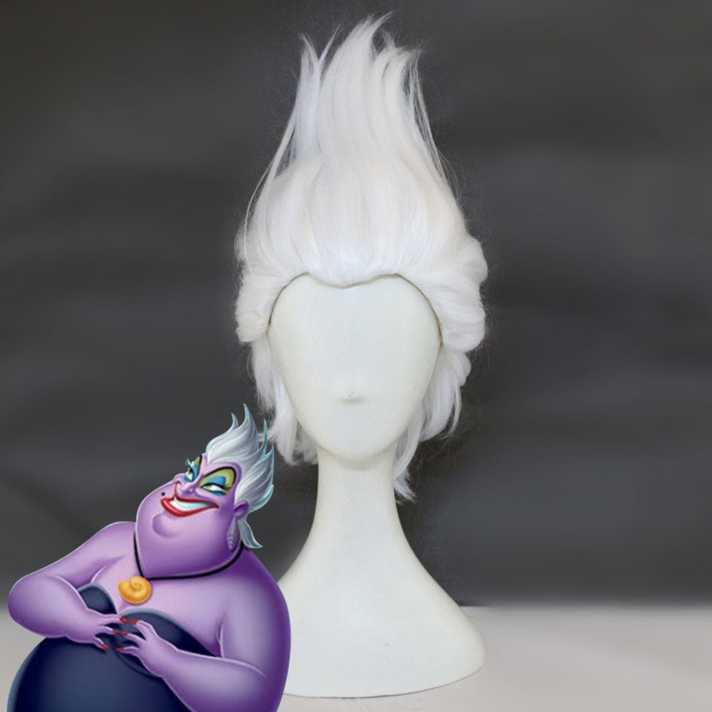 Disney The Little Mermaid Ursula White Cosplay Wig Wig - Tophatter Daily Deals