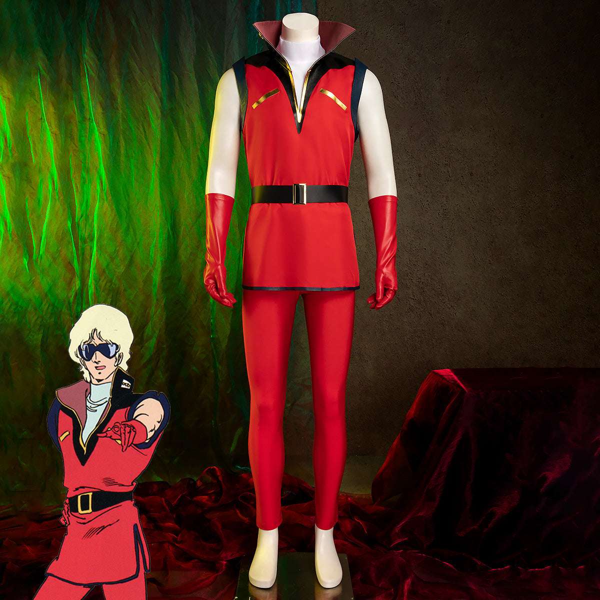 Gundam Char Aznable Cosplay Costume Costume - Tophatter Daily Deals