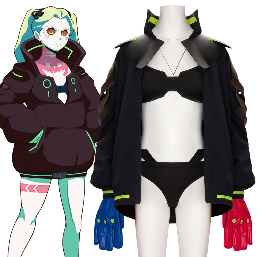 Cyberpunk: Edgerunners Rebecca Customize (with gloves) Cosplay Costume Costume - Tophatter Daily Deals