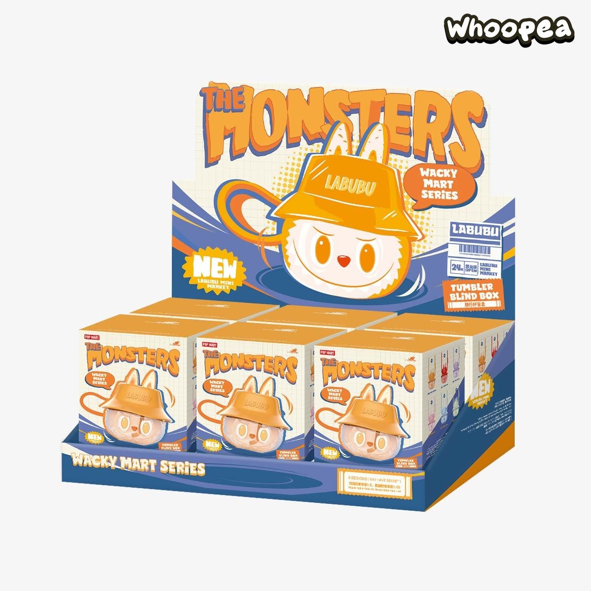 THE MONSTERS Wacky Mart Series-Tumbler Blind Box 1 SET (6 BOXES) - Tophatter Daily Deals