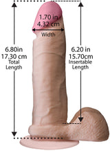 ULTRASKYN 6 Inch Realistic Suction Cup Dildo – Non-Phthalate Body-Safe Toy > Dildos > Realistic Dildos - Tophatter Daily Deals